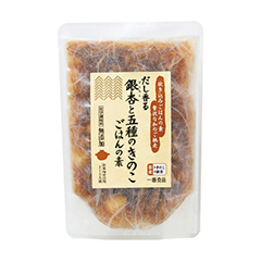 だし香る銀杏と五種のきのこごはんの素 【炊き込みご飯の素】 ご飯の素 一番食品オンラインショップ